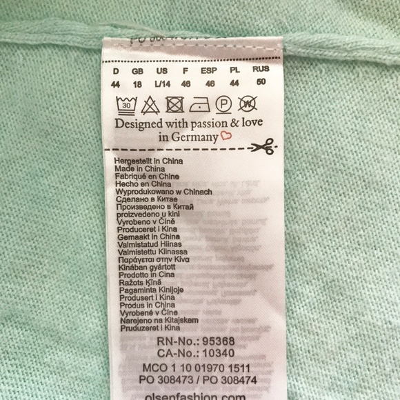 OLSEN Women's Merino Blend Sweater Size L - Picture 7 of 10